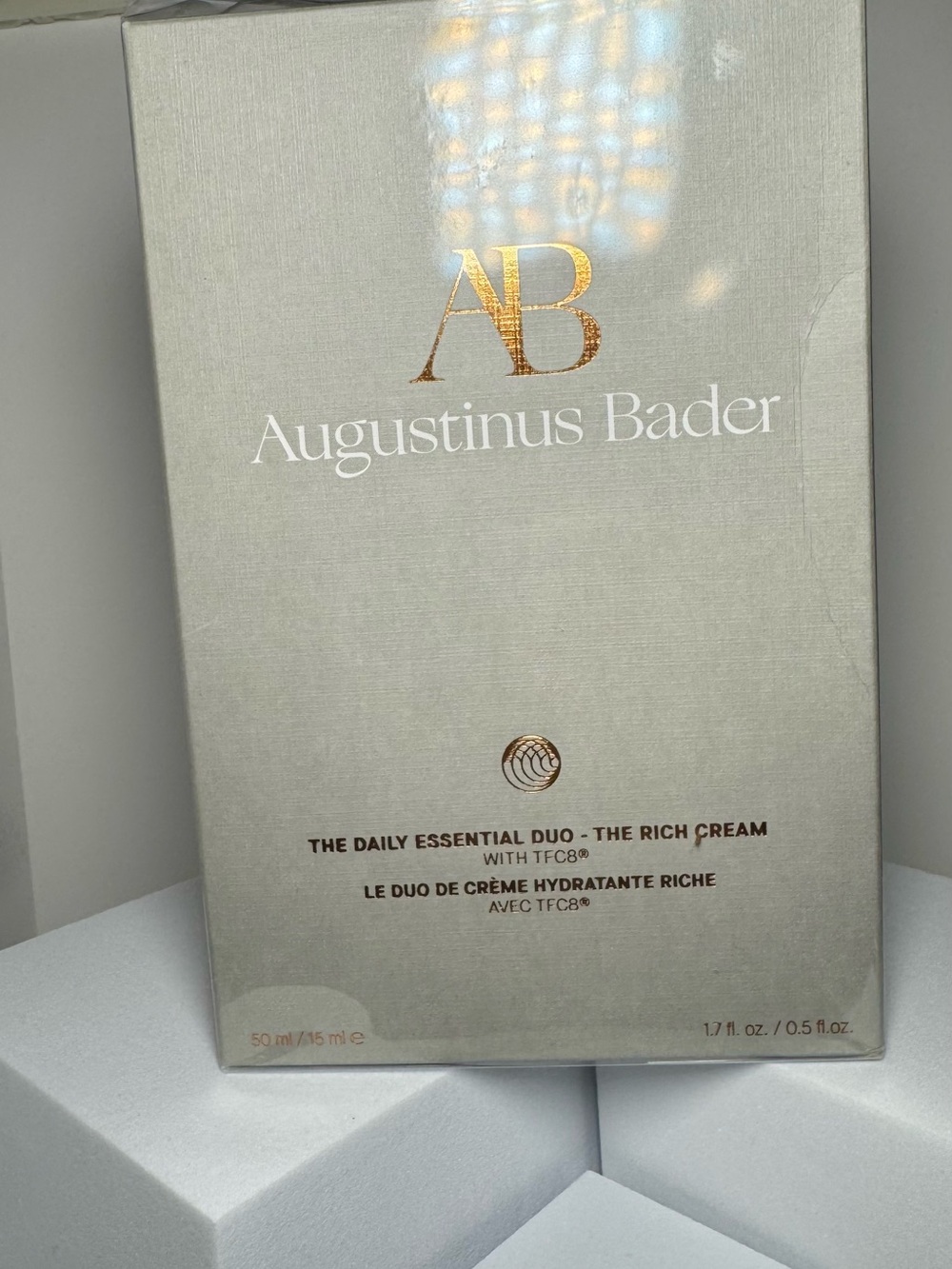 Augustinus Bader The Daily Essential Duo The Rich Cream x2 AUTHENTIC 📣 SEALED - Picture 3 of 6